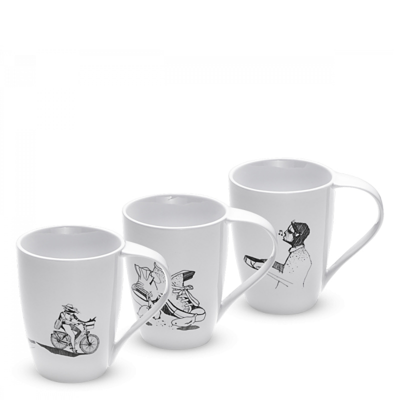 Becher-Set 3 tlg. Big Story- Hotel Inn