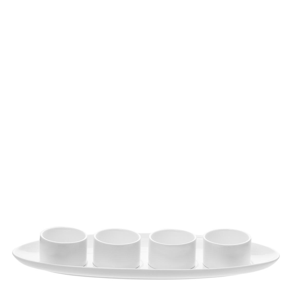 Platte mit 4 Schalen - Flow Eco