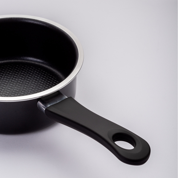 Stielkasserolle 16 cm ohne Deckel - Venus Lunasol Induktion black