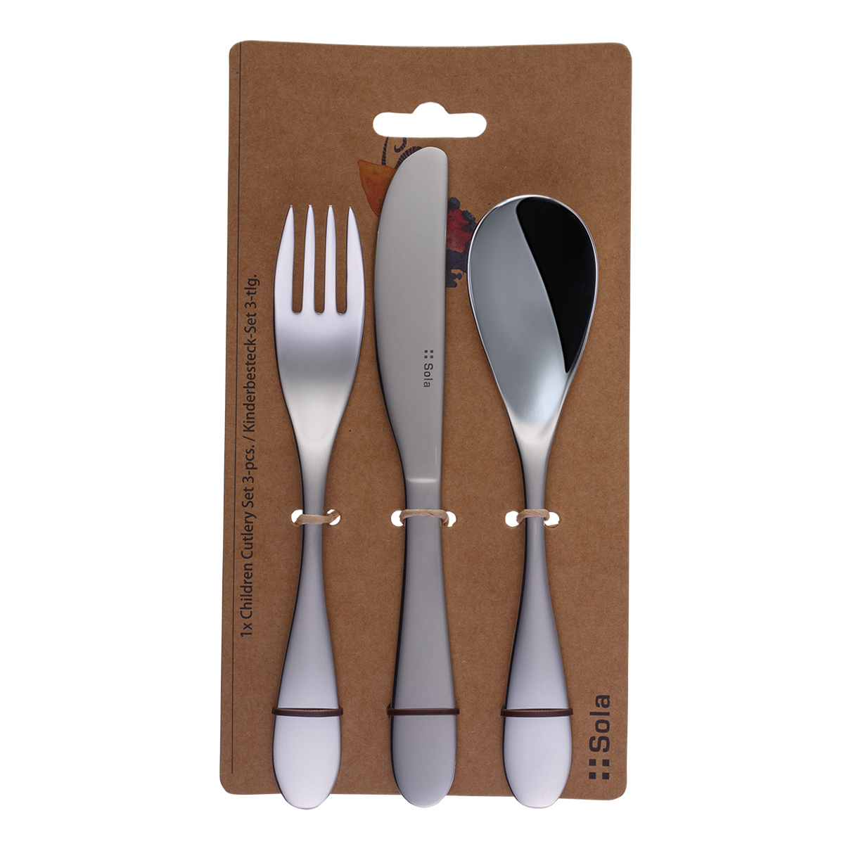 Kinderbesteck-Set 3-tlg. – Basic Alpha