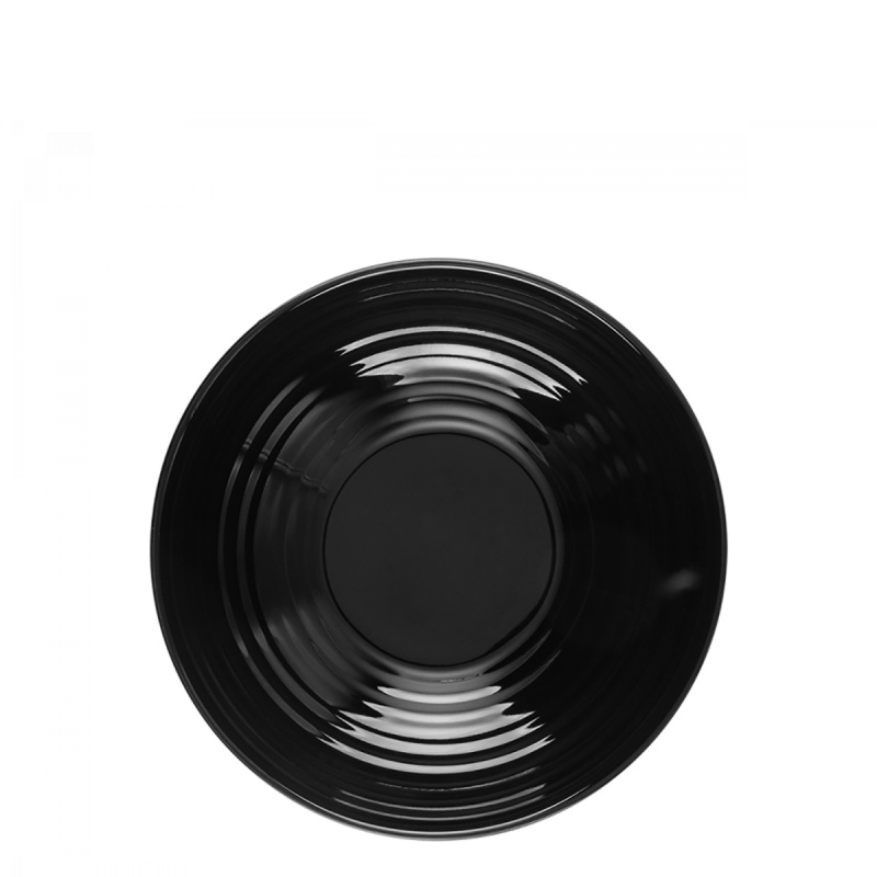 Teller tief Coupe Spiral schwarz 19.5 cm - Gaya