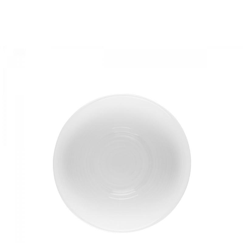 Schussel Spiral weiß glanzend 15,5 cm Gaya