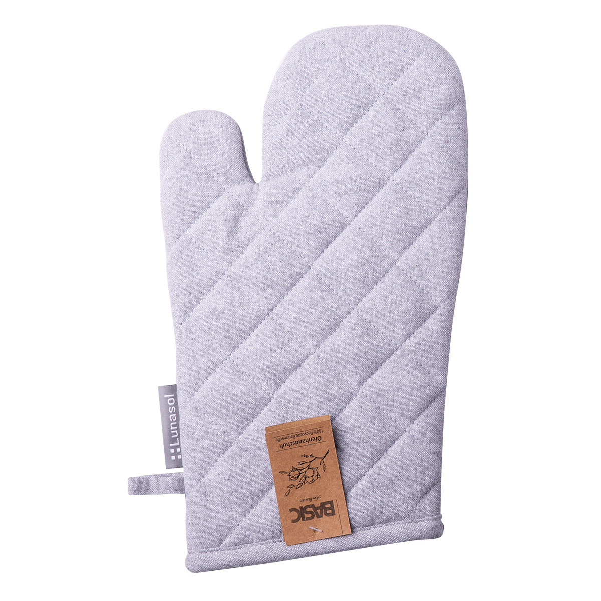 Hellgrauer Küchenhandschuh 19 x 32 cm – Basic Ambiente