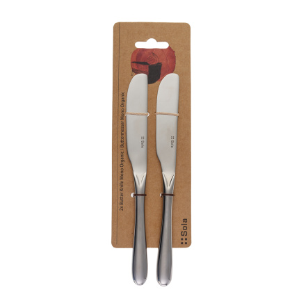 Buttermesser mit hohlem Griff 2-tlg. Set - Alpha Organic