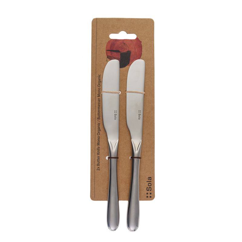 Buttermesser mit hohlem Griff 2-tlg. Set - Alpha Organic