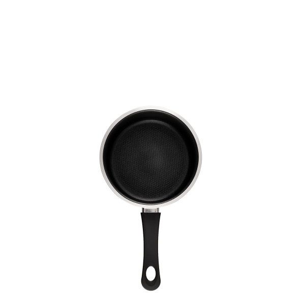 Stielkasserolle mit Glasdeckel ø 18 cm – Venus Lunasol Induktion black