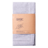 Stoffservietten 45 x 45 cm Silber-Melange, 2 Stk. - Basic Ambiente