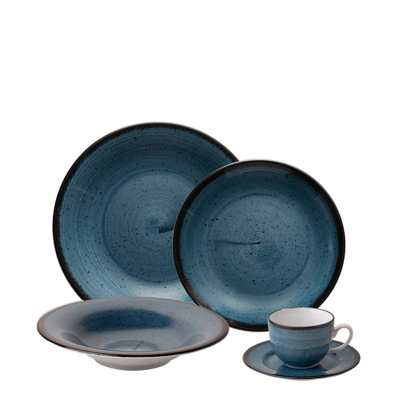 Porzellan-Set 20-tlg. blue — Hotel Inn Chic color