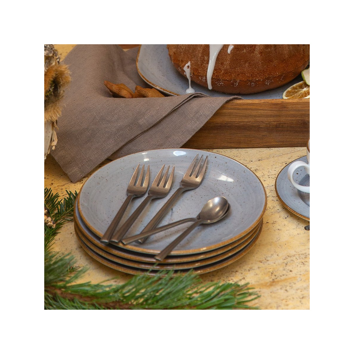 Porzellan-Set 20-tlg. grey — Hotel Inn Chic color