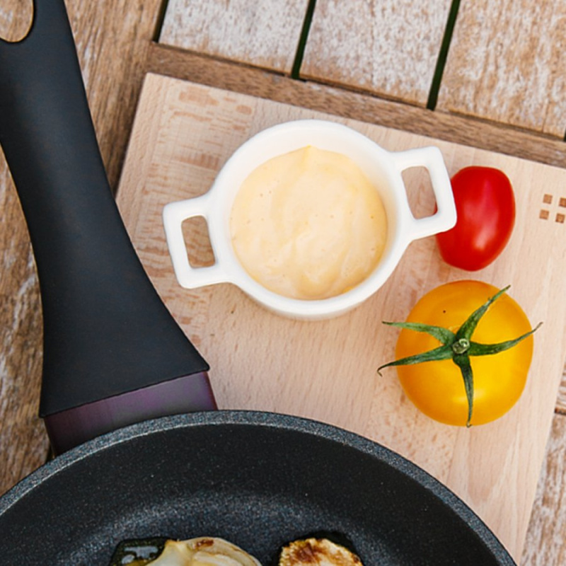 Schale Flowl Atelier weiß mit Henkeln ø6 cm - Gaya