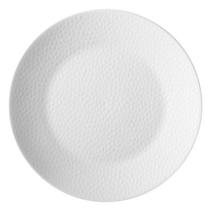 Teller flach weiss 25 cm – Flow