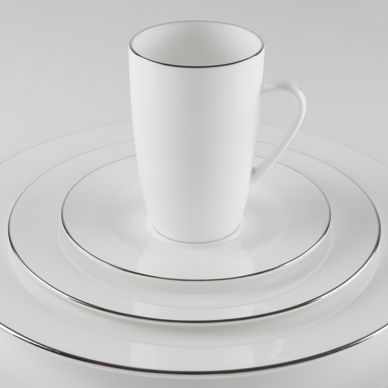 Porzellan-Set 52-tlg. - Premium Platinum Line