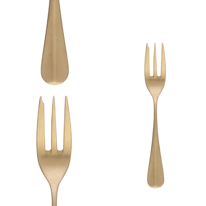 Besteck-Set 30-tlg. - Baguette Vintage PVD Champagne Stone Wash