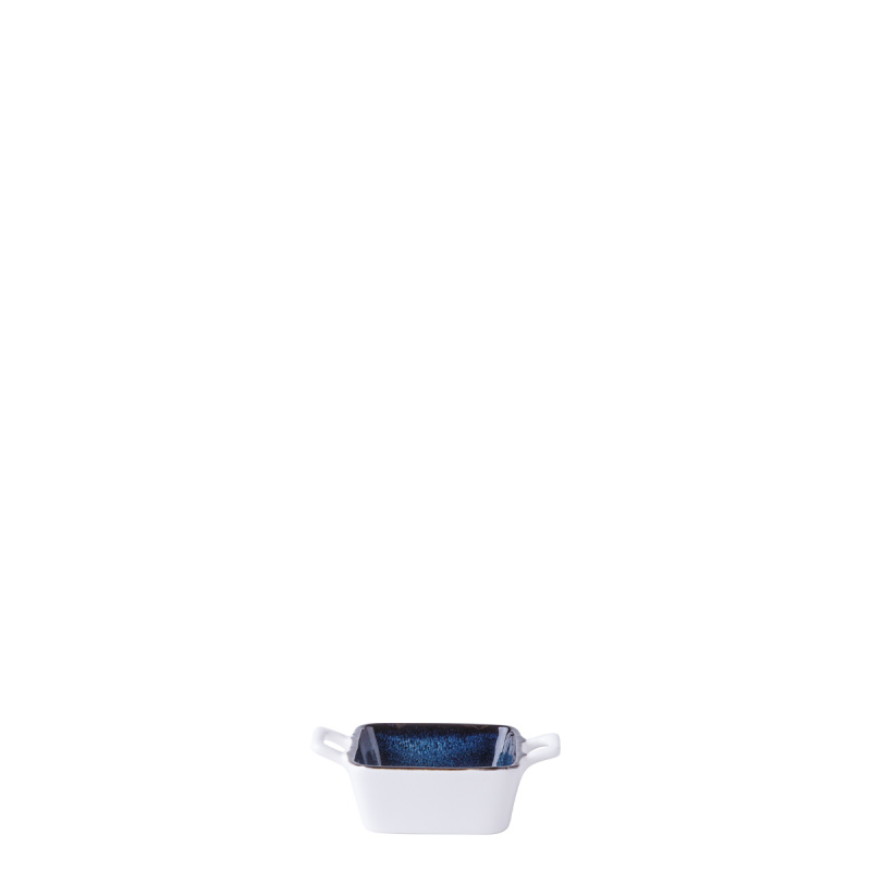 Schale Flowl Atelier blau mit Henkeln 7,8 x 7,8 cm - Gaya