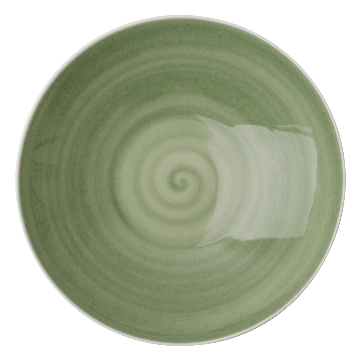 Teller tief olive/weiss ø24 cm - Grand Hotel Premium color