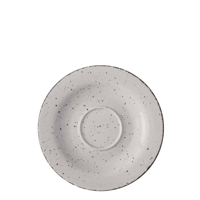 Kaffeeuntertasse 15,5 cm - Gaya Atelier grau