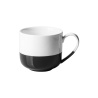 Mug schwarz/weiss 80 ml - Flow
