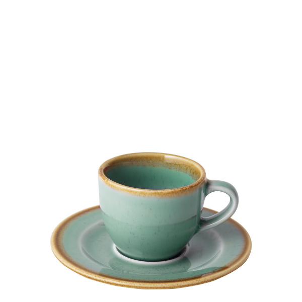Untertasse Mocca Sand türkis ø12 cm – Gaya