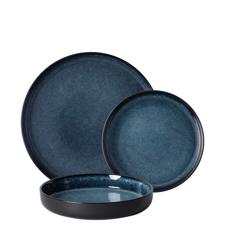 Porzellan-Set 18-tlg. - Gaya Atelier Night Sky