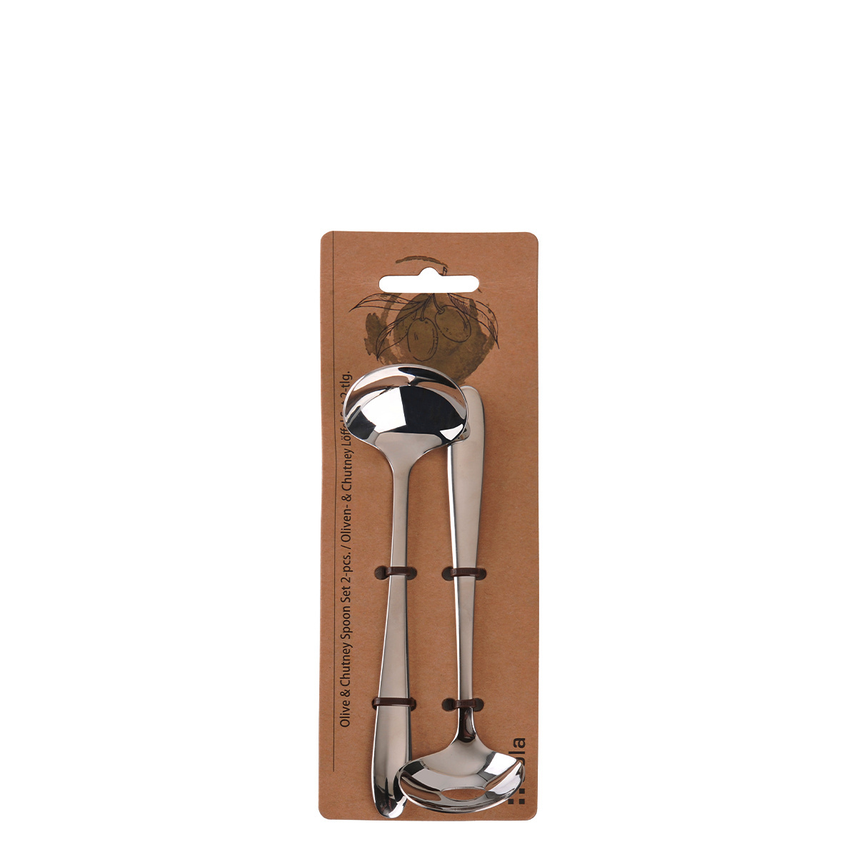 Oliven – Chutney Löffel Set 2-tlg. – Basic Alpha