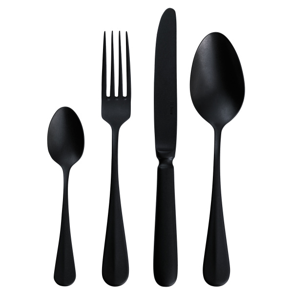 Besteck-Set 30-tlg. - Baguette Vintage PVD Black Stone Wash