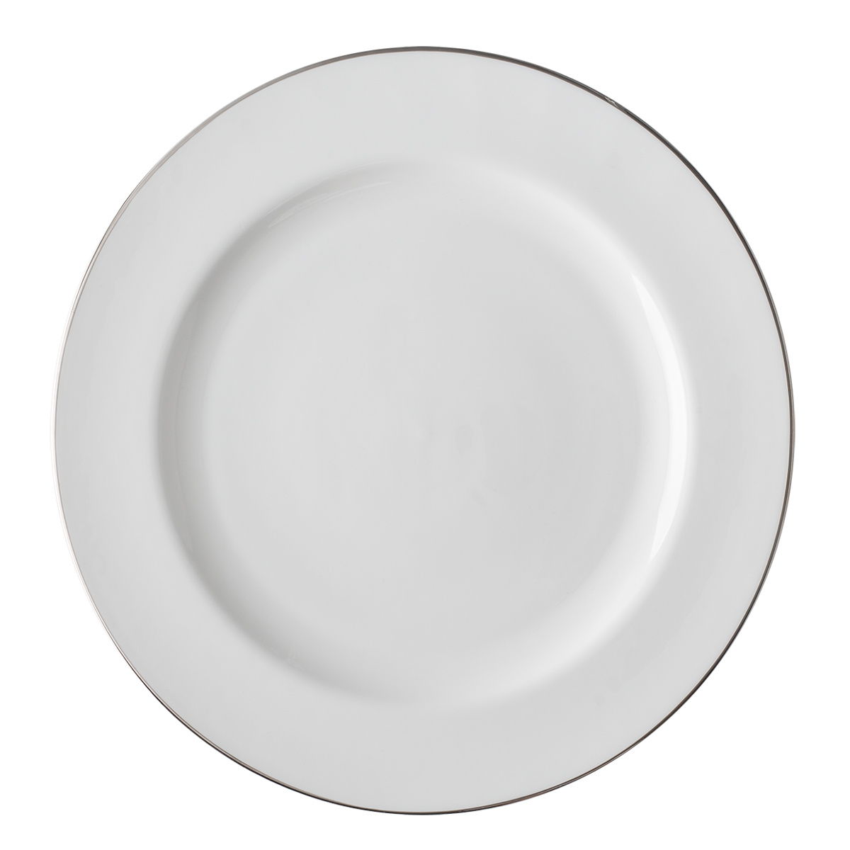 Eleganter flacher Teller 28 cm - Premium Platinum Line