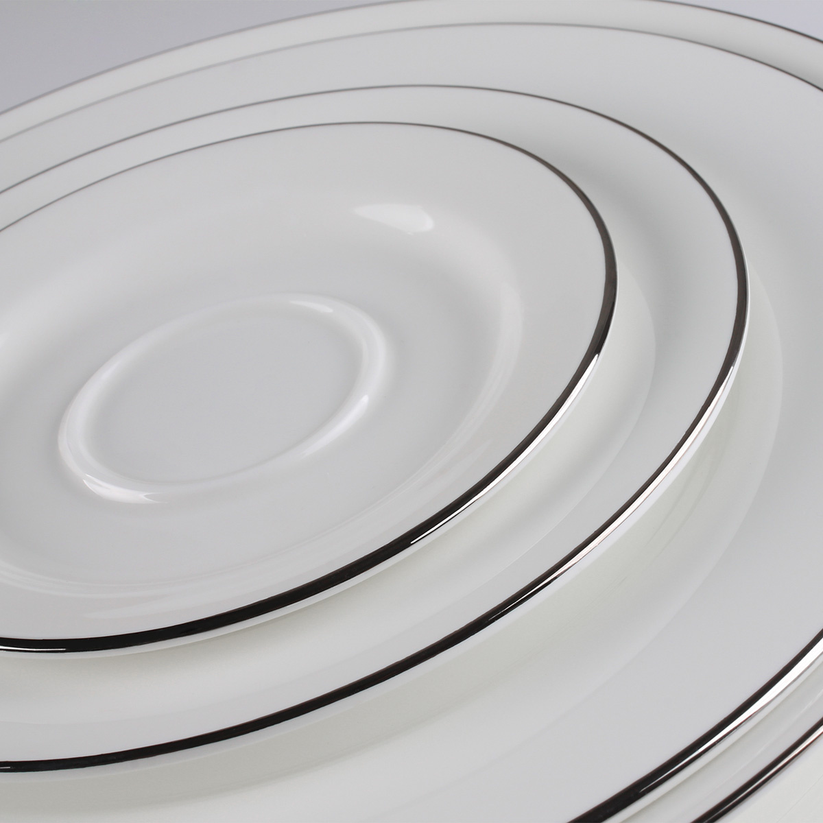 Porzellan-Set 52-tlg. - Premium Platinum Line