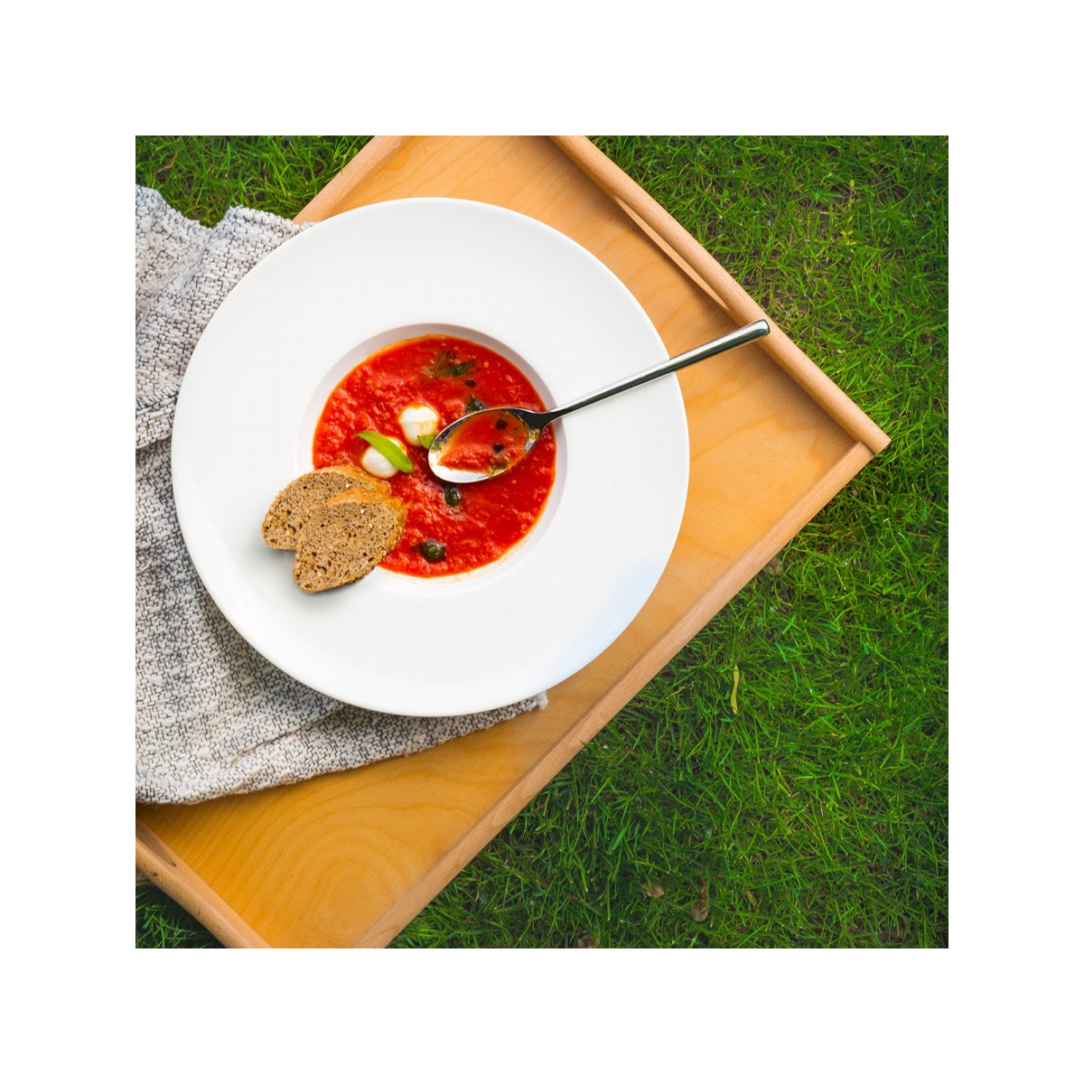 Tiefer Teller gourmet 30 cm - Premium Platinum Line
