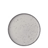 Teller flach U-Coupe ø20 cm - Gaya Atelier light grey speckled