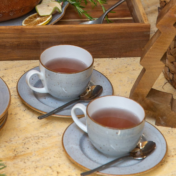 Kaffeetasse 200 ml grau - Hotel Inn Chic farbig