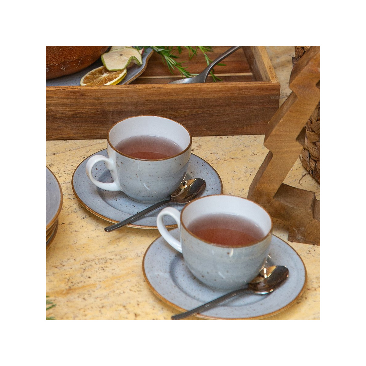Kaffeetasse 200 ml grau - Hotel Inn Chic farbig