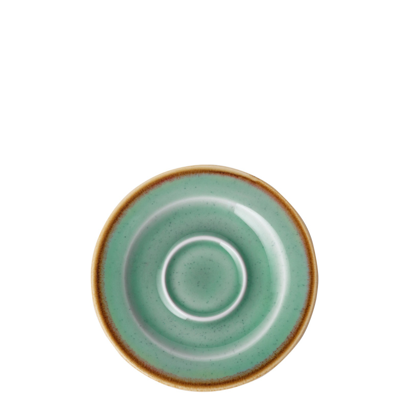 Untertasse Mocca Sand türkis ø12 cm – Gaya