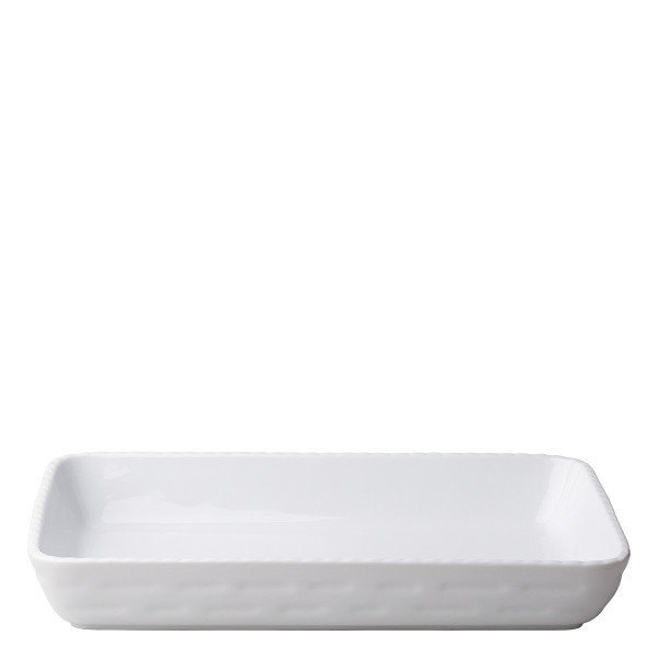 Auflaufform 236 x 360 x 54 mm - Hotelporzellan uni weiss