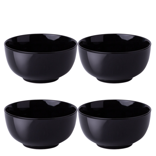 Bowl-Set 16 cm 4-tlg. schwarz - Flow