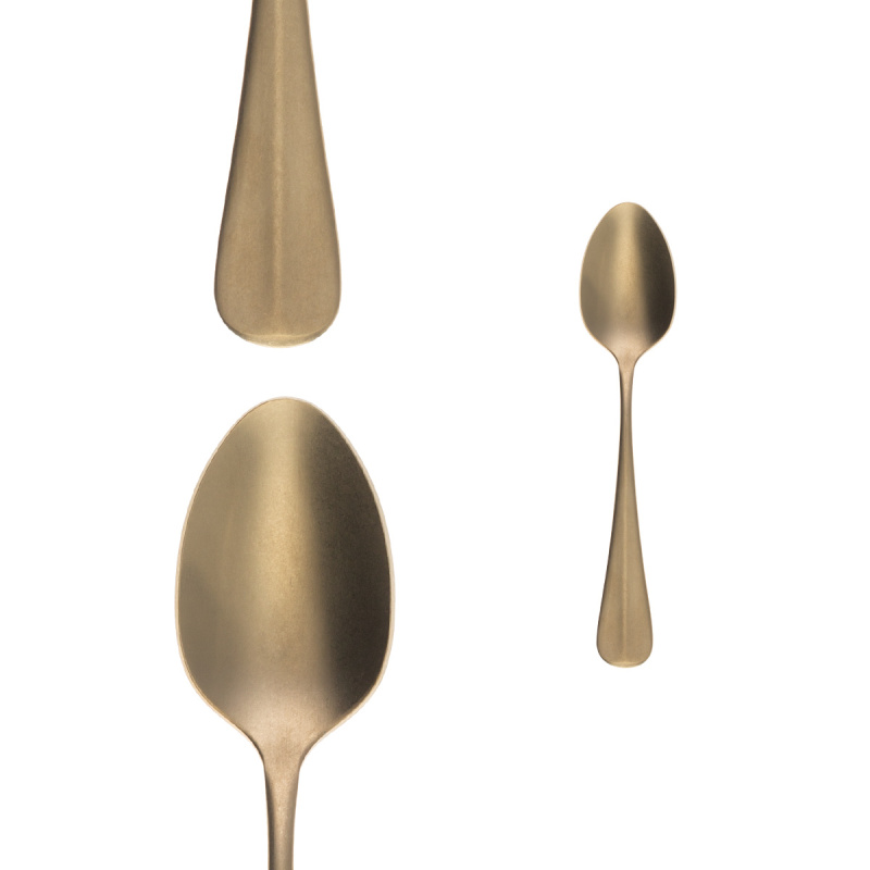Besteck-Set 16-tlg. - Baguette Vintage PVD Champagne Stone Wash