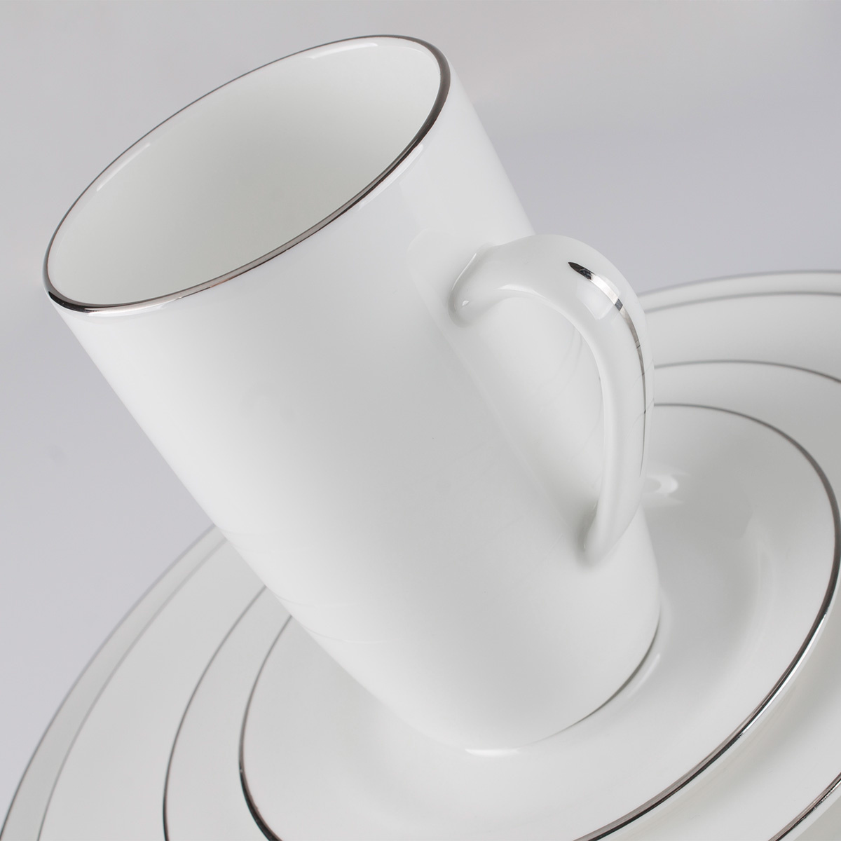 Porzellan-Set 52-tlg. - Premium Platinum Line