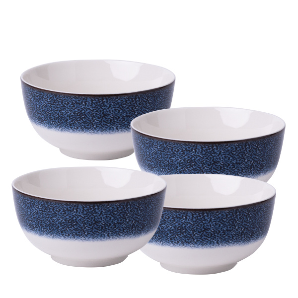 Bowl Set 16 cm 4-tlg. - Flow Lunasol sparkling blue