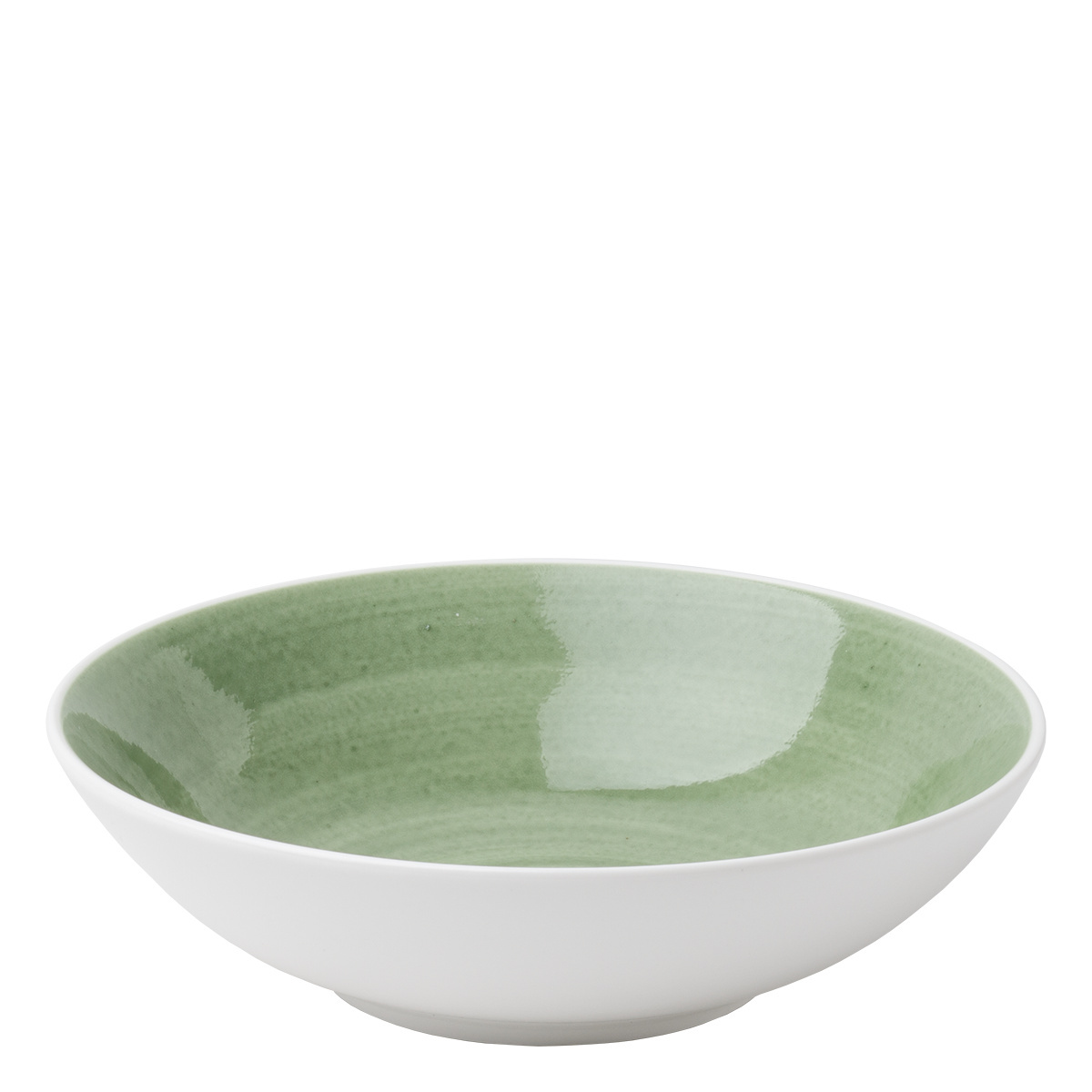 Teller tief Coupe olive/weiss ø19.5 cm - Grand Hotel Premium color