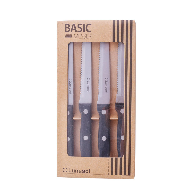Steakmesser Set 4-tlg. – Basic Bistro Lunasol