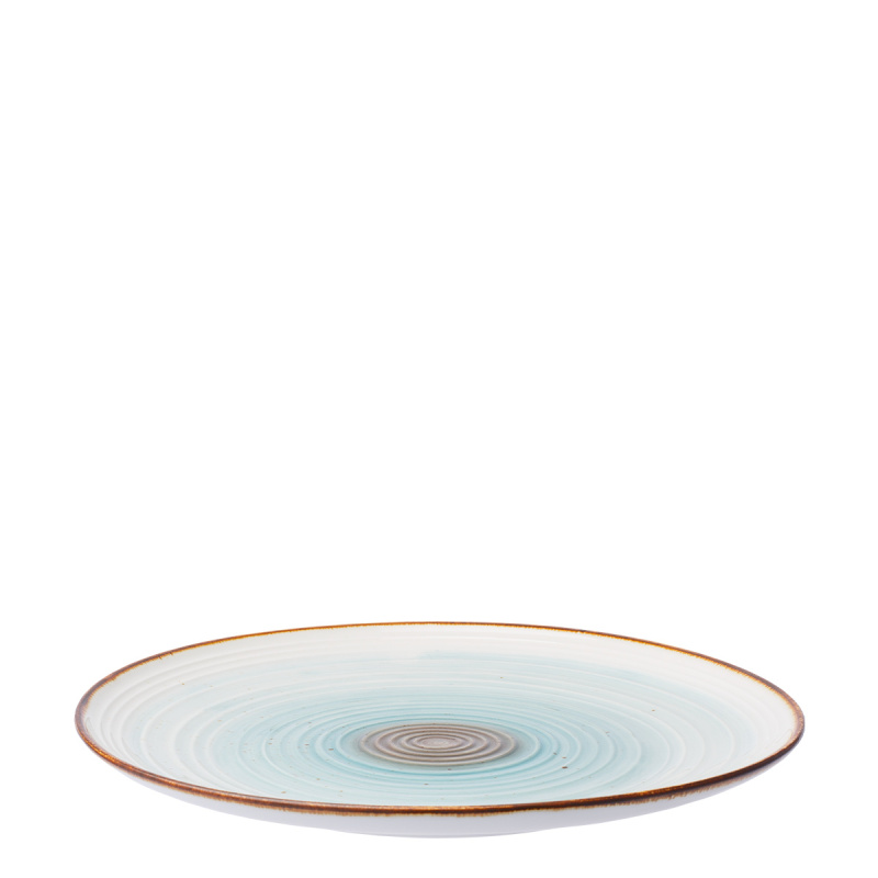 Flacher Teller Gaya Coupe Spiral Rustico 28 cm