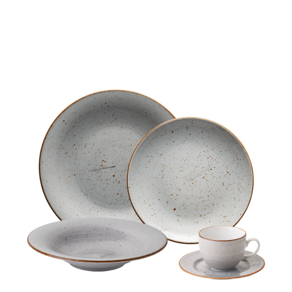 Porzellan-Set 20-tlg. grey — Hotel Inn Chic color