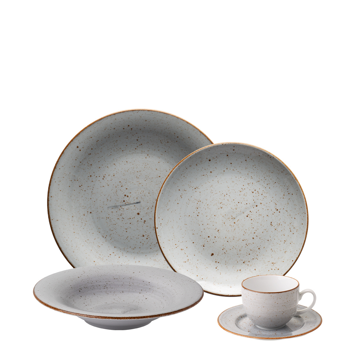 Porzellan-Set 20-tlg. grey — Hotel Inn Chic color