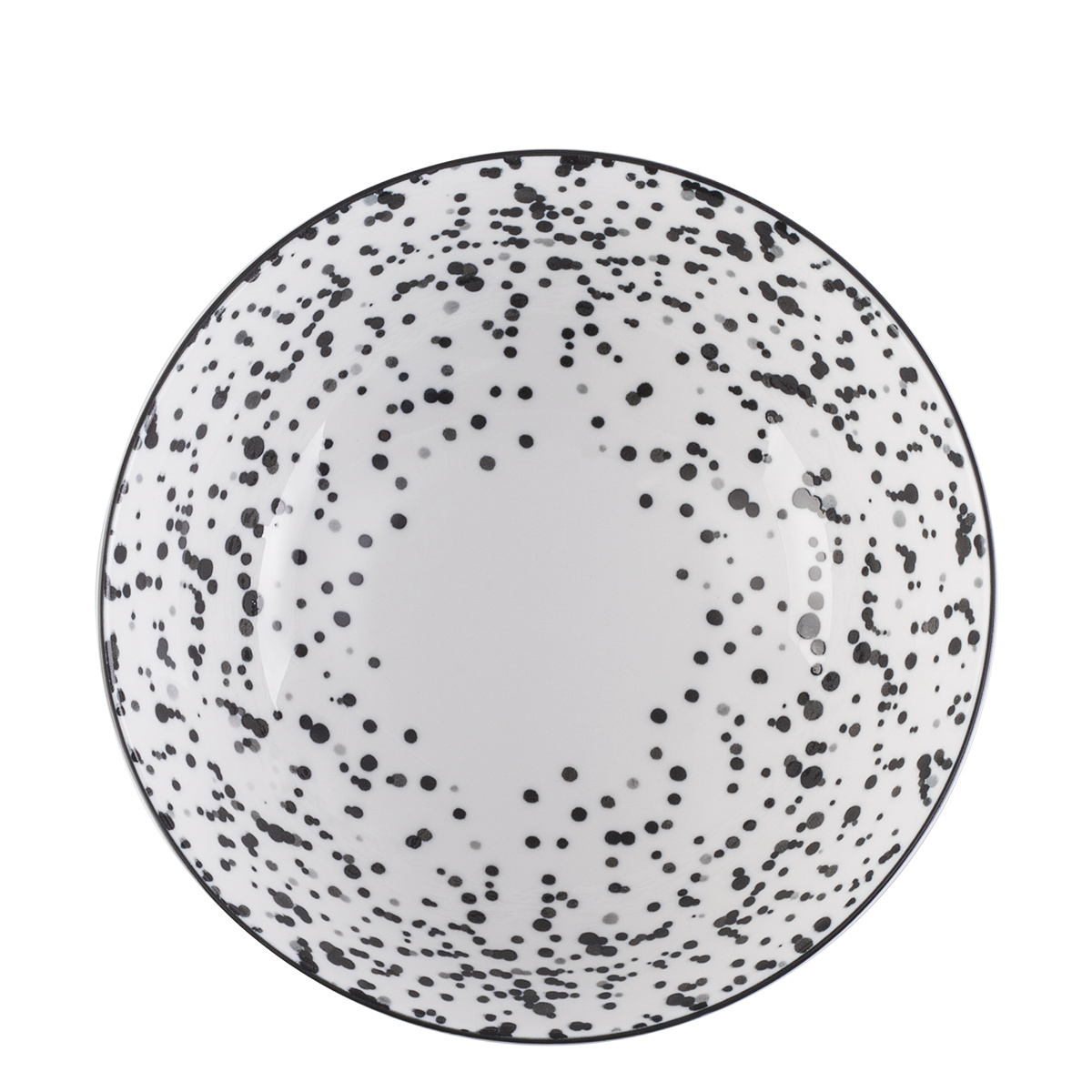 Müslischale mit schwarzem Muster 17,8 cm - Basic