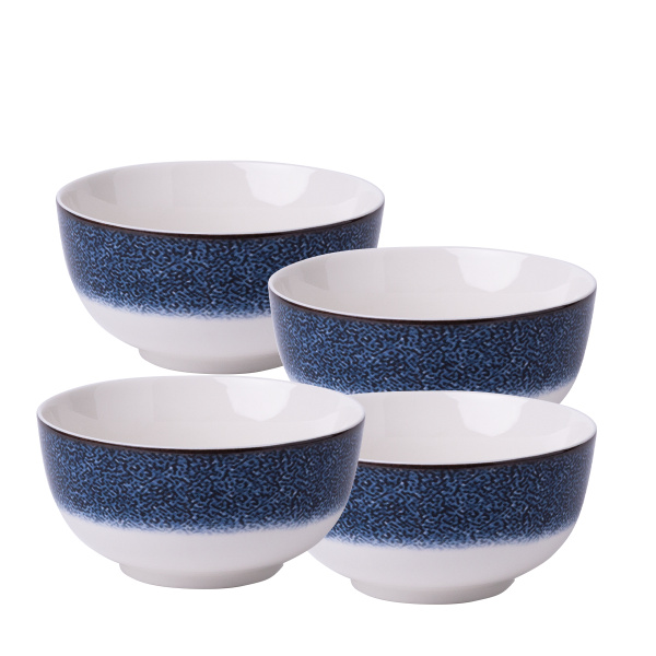 Bowl Set 14 cm 4-tlg. - Flow Lunasol sparkling blue