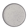 Teller flach U-Coupe ø28 cm - Gaya Atelier light grey speckled