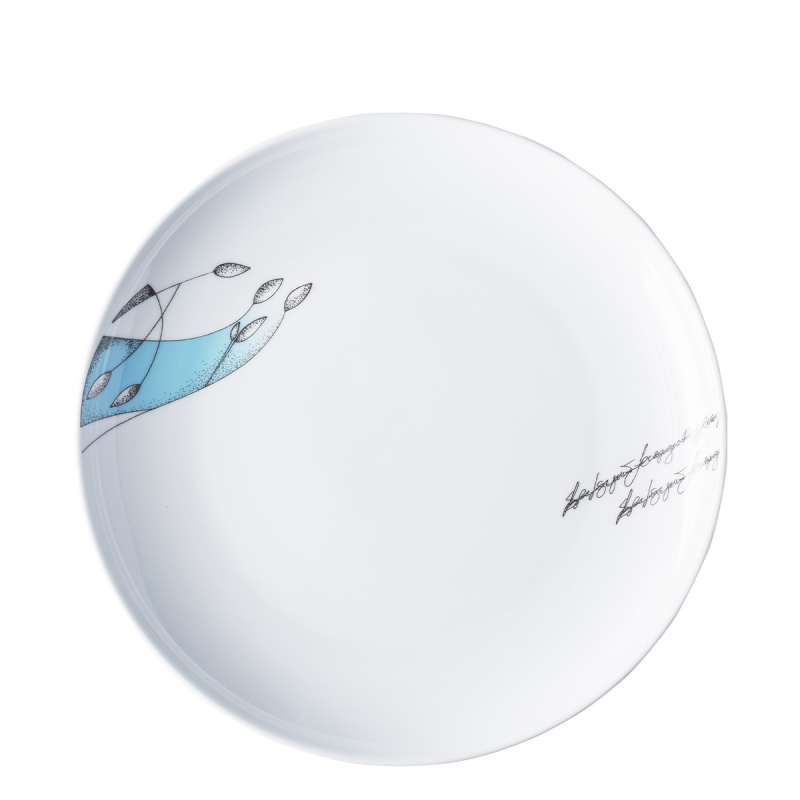 Tanier plytký Coupe 27 cm set 4 ks - S-Art Elements Water