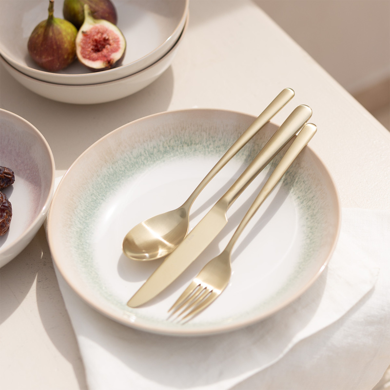 Besteckset 24-tlg. - Salamanca PVD Champagne ganz matt