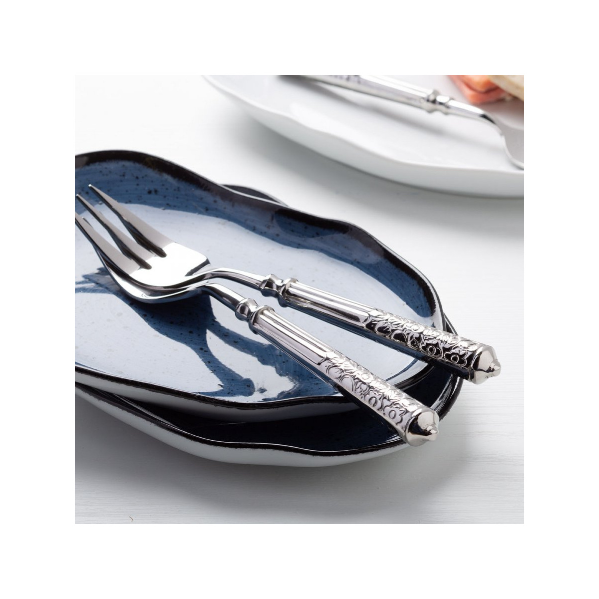 Teller flach 17 cm blau - Hotel Inn Chic farbig