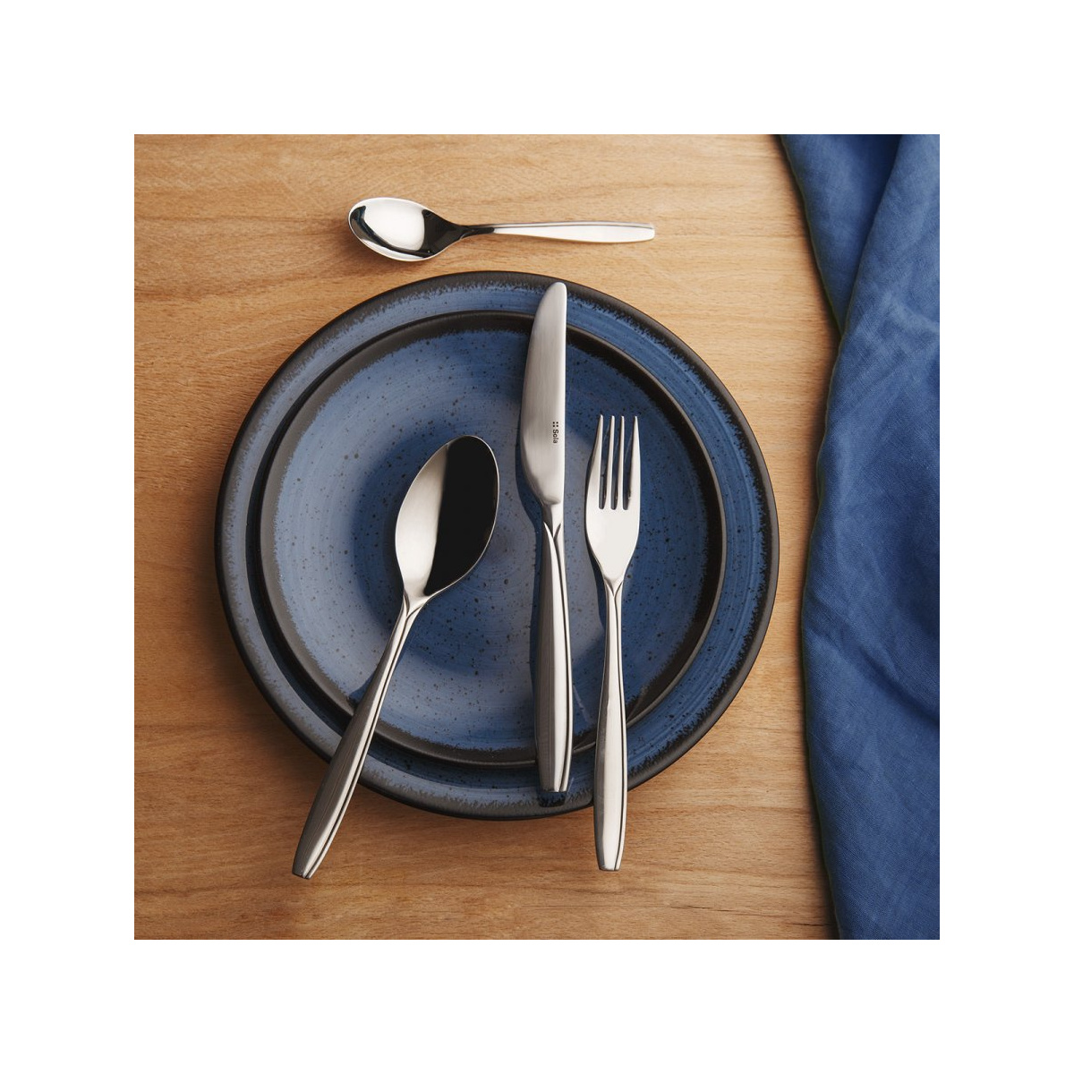 Teller flach 21 cm blue - Hotel Inn Chic color