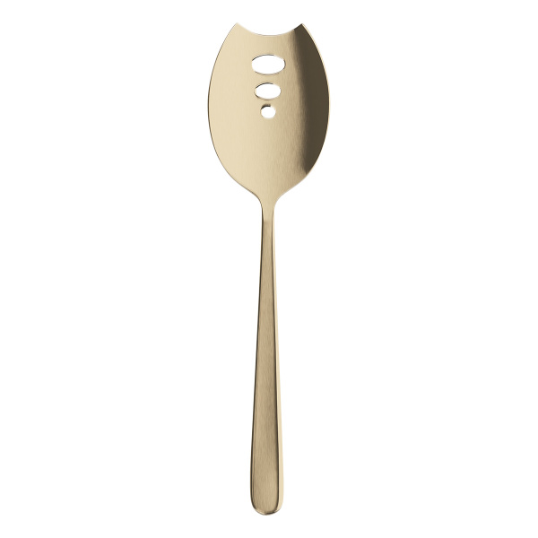 Gemüse-/Salatgabel – Salamanca PVD Champagne ganz matt
